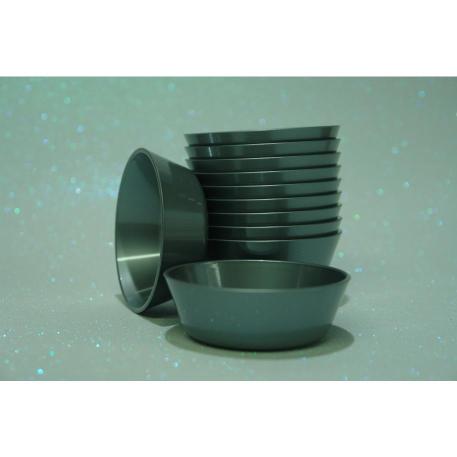 CAZUELA DIP GRIS ALUMINIO 8,5X3CM X12