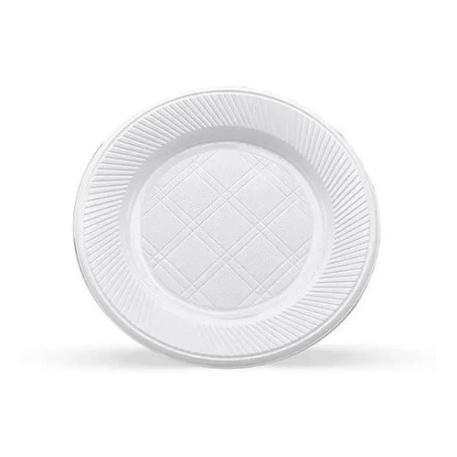 PLATO PLAST. 22 CM BLANCO (CAJA X1000)