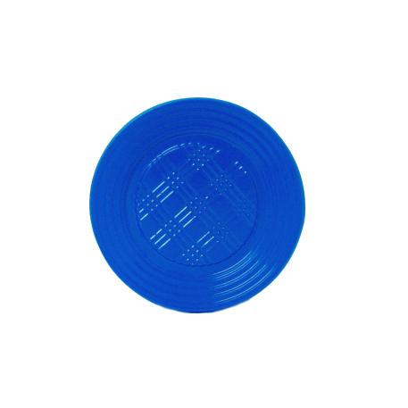 PLATO PLASTICO 22 CM AZUL X100