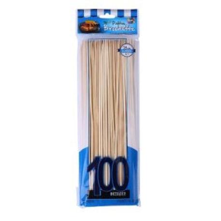 PALITO BROCHETE 25CM X100