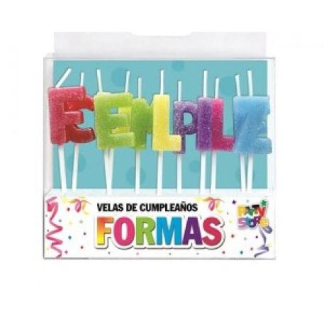 VELA FORMA - FELIZ CUMPLE X11 VELITAS