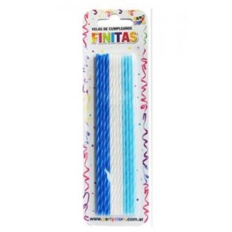VELA FINITA TORNEADA 17CM X24 VARON