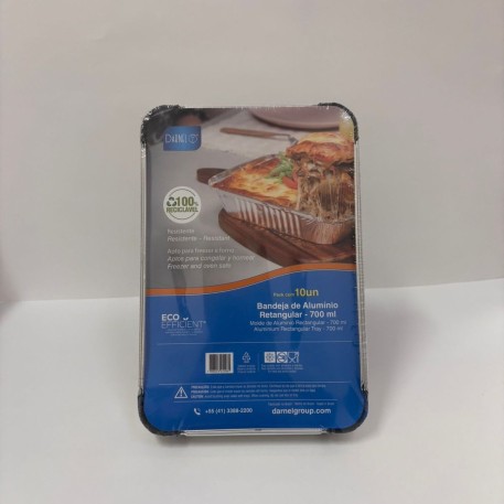 PACK BANDEJA DA7-24oz 700 ML X10 UNI BASE Y TAPA