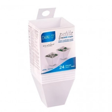 DARNEL COPA CUADRADA PETITE BCO. X 24 U